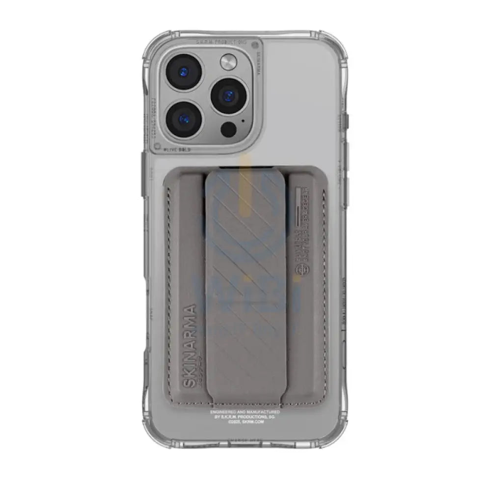 SKINARMA SAIDO Mag-Charge With KADO Card Holder - iPhone 16 Pro Max / Titanium (Prime Edition) Accessories > Mobiles &