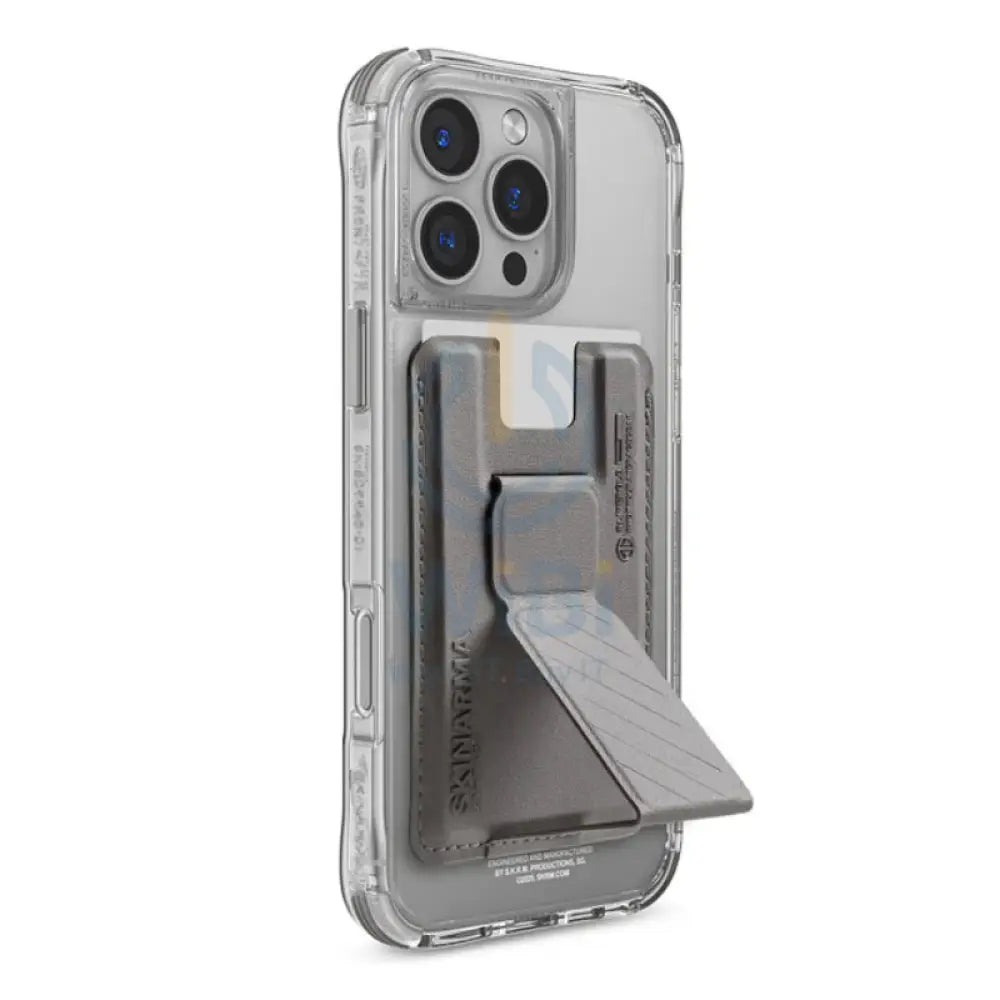 SKINARMA SAIDO Mag-Charge With KADO Card Holder - iPhone 16 Pro Max / Titanium (Prime Edition) Accessories > Mobiles &