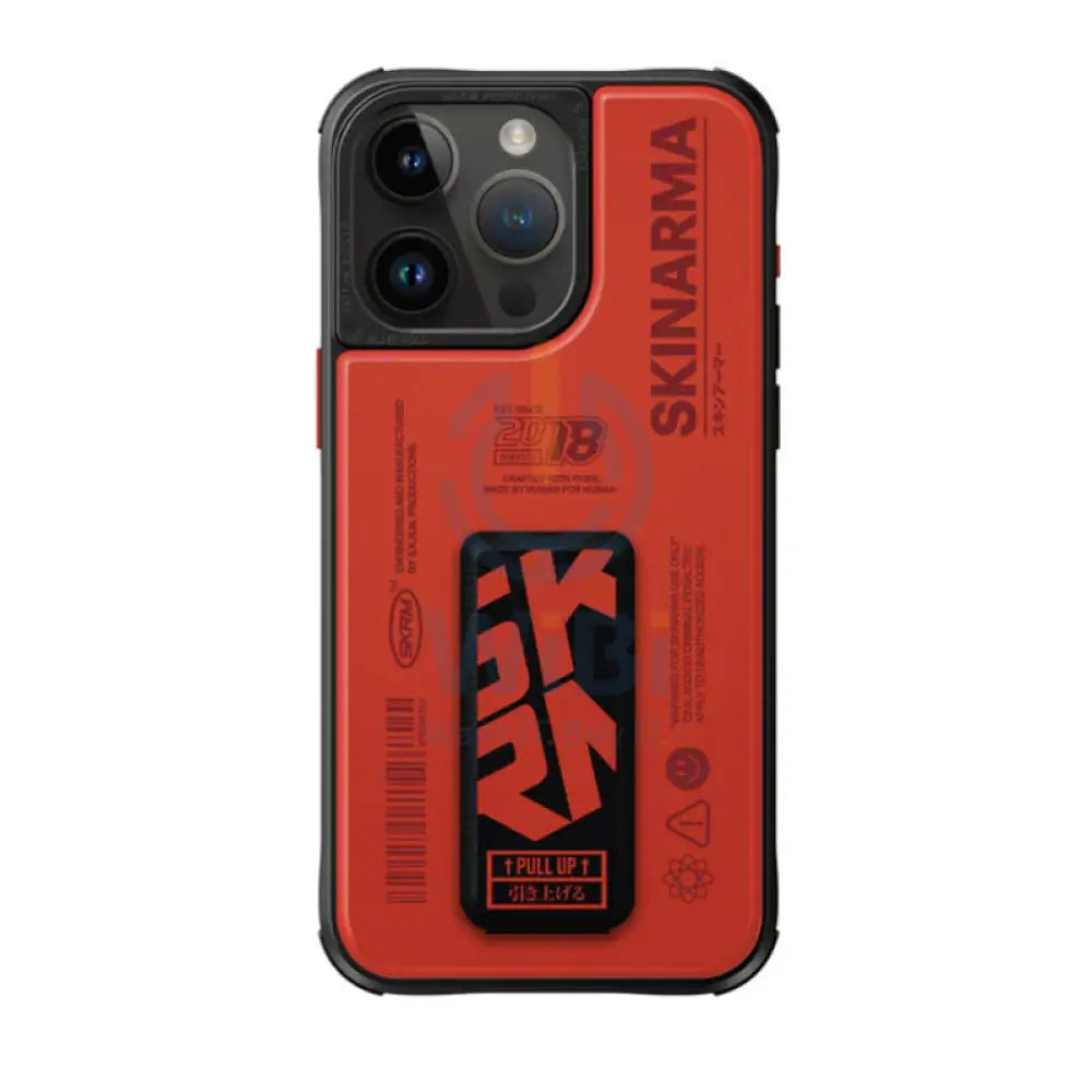 SKINARMA SPUNK Mag-Charge Case - iPhone 15 Pro Max / Orange Red Accessories > Mobiles & Tablets > Mobiles > Covers &