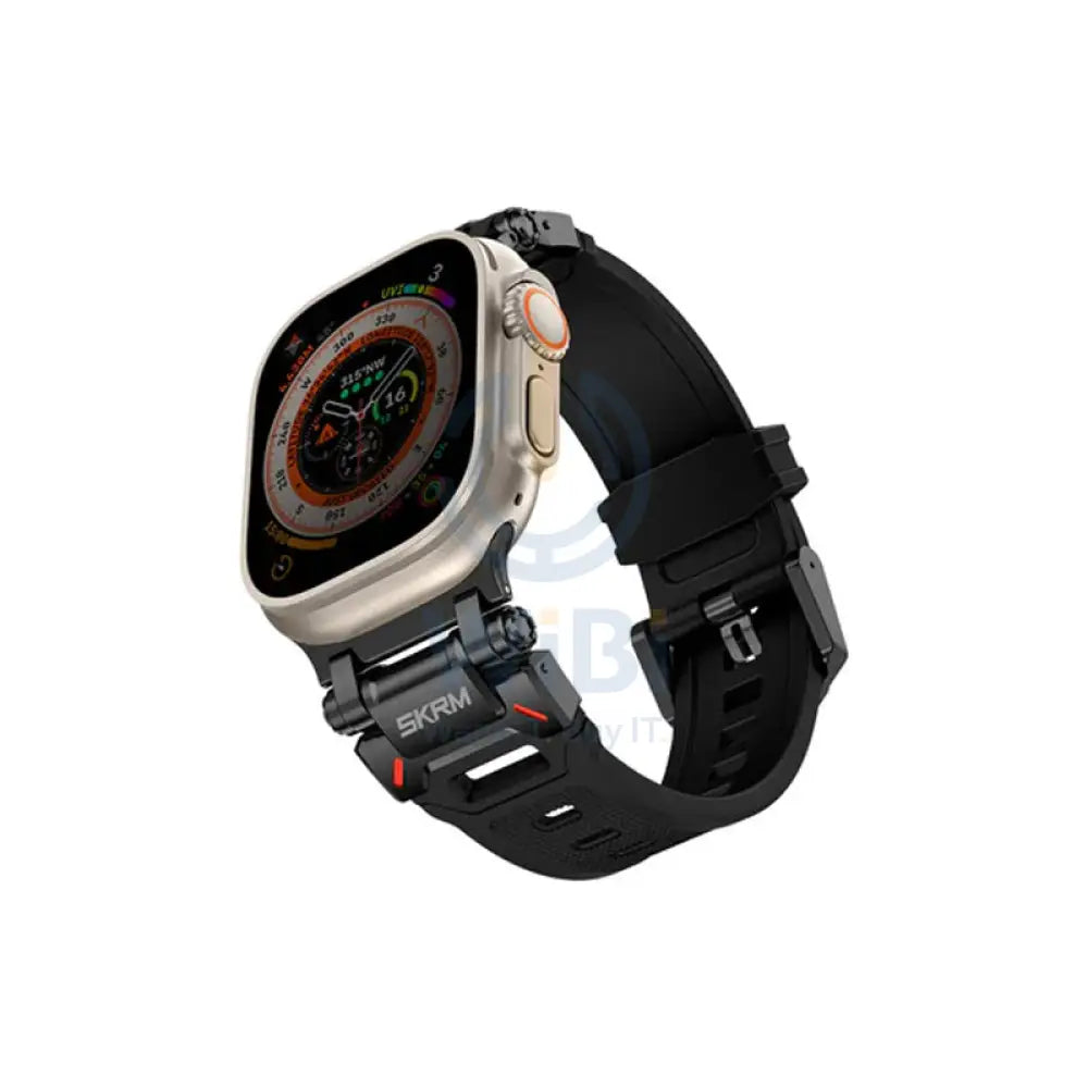 SKINARMA Titon Strap For Apple Watch Ultra 49/45/44mm - Black Accessories > Smart Watches