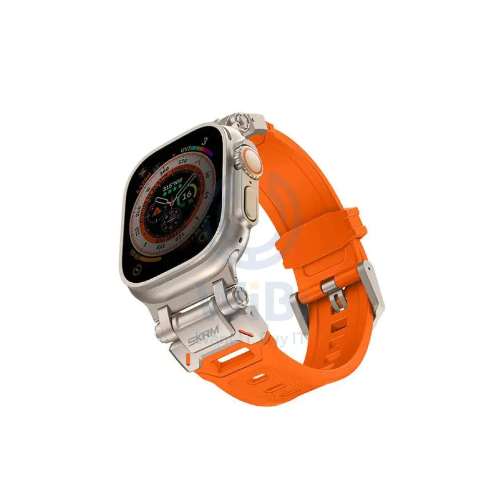 SKINARMA Titon Strap For Apple Watch Ultra 49/45/44mm - Orange Accessories > Smart Watches