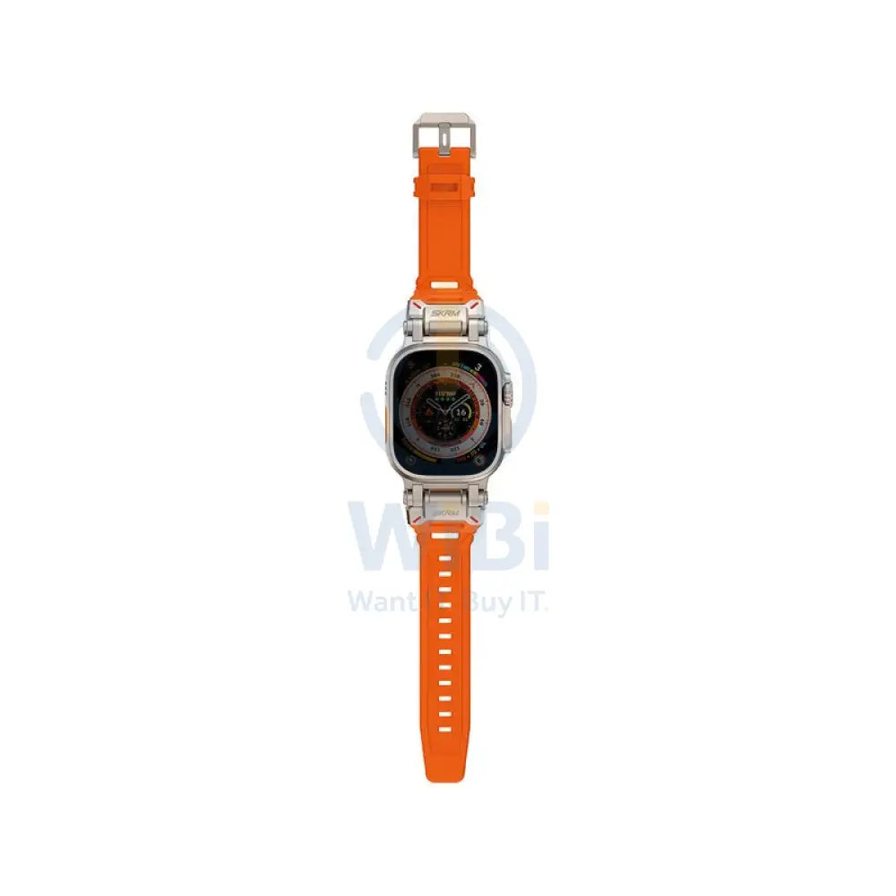 SKINARMA Titon Strap For Apple Watch Ultra 49/45/44mm - Orange Accessories > Smart Watches
