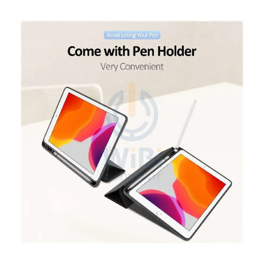Smart Folding Case with Pen Holder for iPad Mini A17 Pro / Mini 6 Black Accessories > Mobiles & Tablets > Tablets >