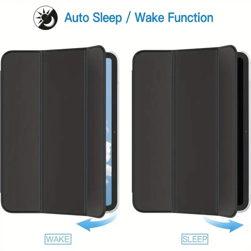 Smart Leather Case For iPad 10.2 inch - Black Accessories > Mobiles & Tablets > Tablets > Covers & Cases