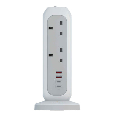 Smartix Premium 15-in-1 Power Tower - 11 Way / USB-C / USB-A / 10 Meter
