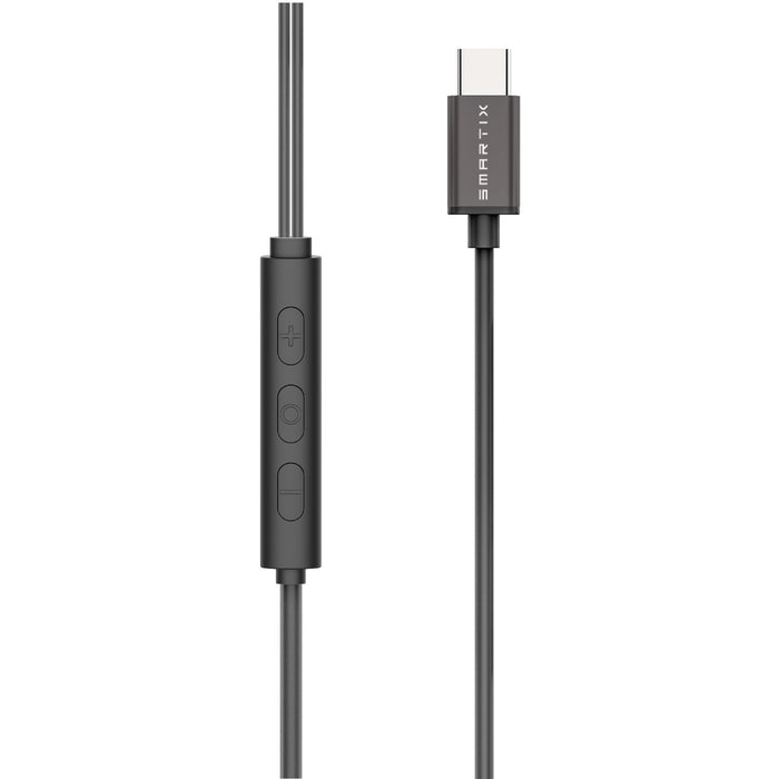 Smartix Premium Immerse Link Designer USB-C Earphone - Black