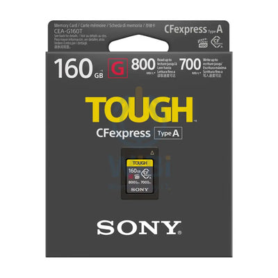 Sony 160GB CFexpress Type A TOUGH Memory Card - 800 MB/s Storage > Memory Cards