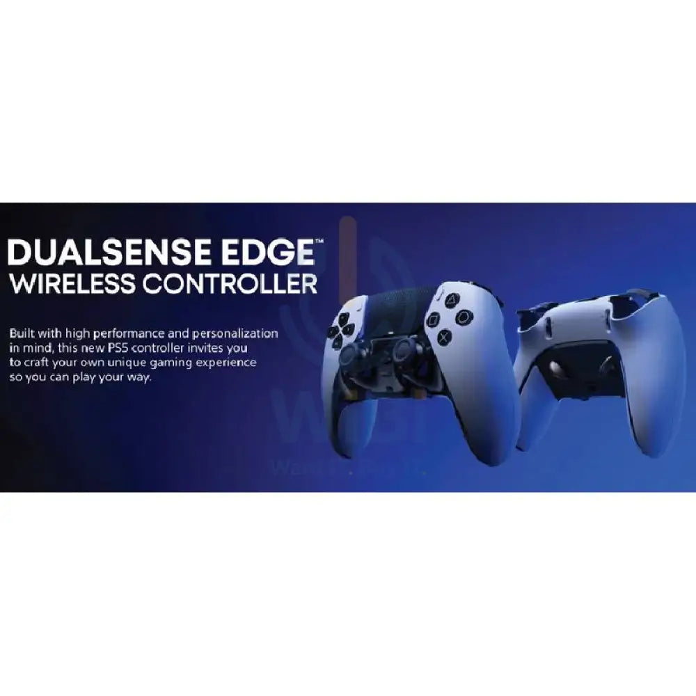 Sony PlayStation (PS5) DualSense Edge Wireless Controller - White Accessories > Gaming Controllers > Gaming Zone