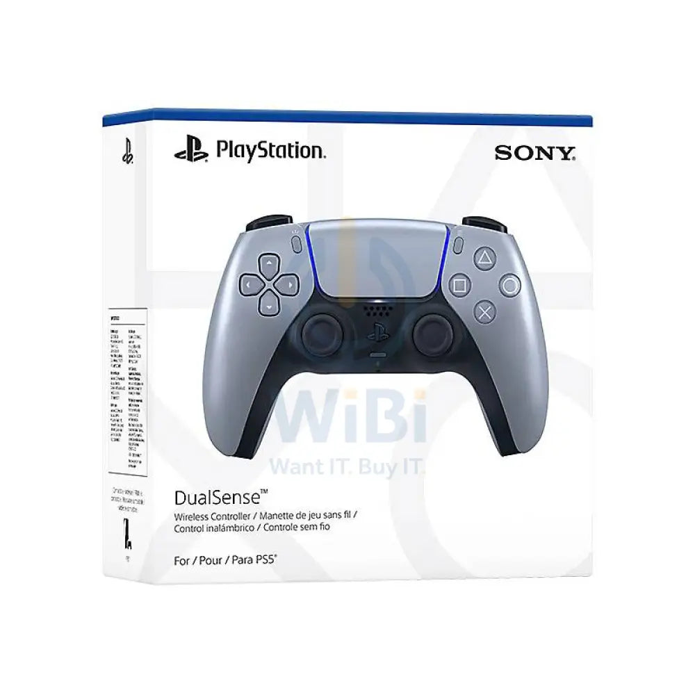 Sony PS5 DualSense Wireless Controller - Sterling Silver Accessories > Gaming Controllers > Gaming Zone