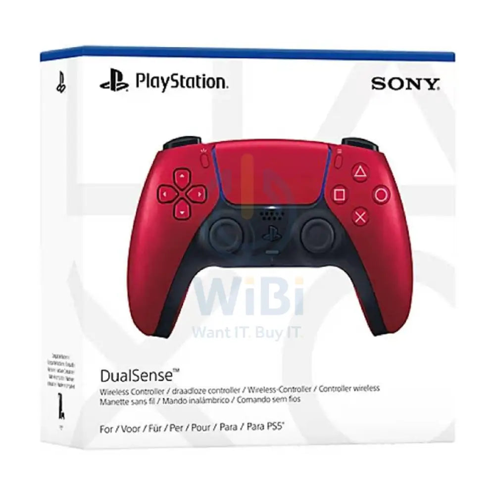 Sony PS5 DualSense Wireless Controller - Volcanic Red Accessories > Gaming Controllers > Gaming Zone