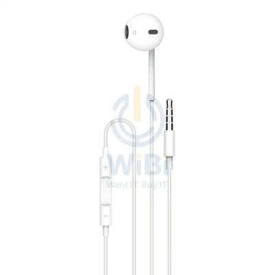 Soundtec By Porodo Mono/Single Earphone 3.5mm Aux - White Accessories > Audio > Headphones