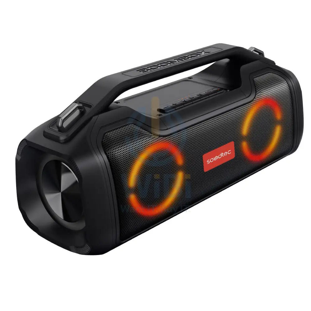 مكبر الصوت Soundtec By Porodo Vibe Vibe المحمولة مع ذكي وظائف -وظائف أسود اكسسوارات > الصوت > سماعات > منطقة العرض