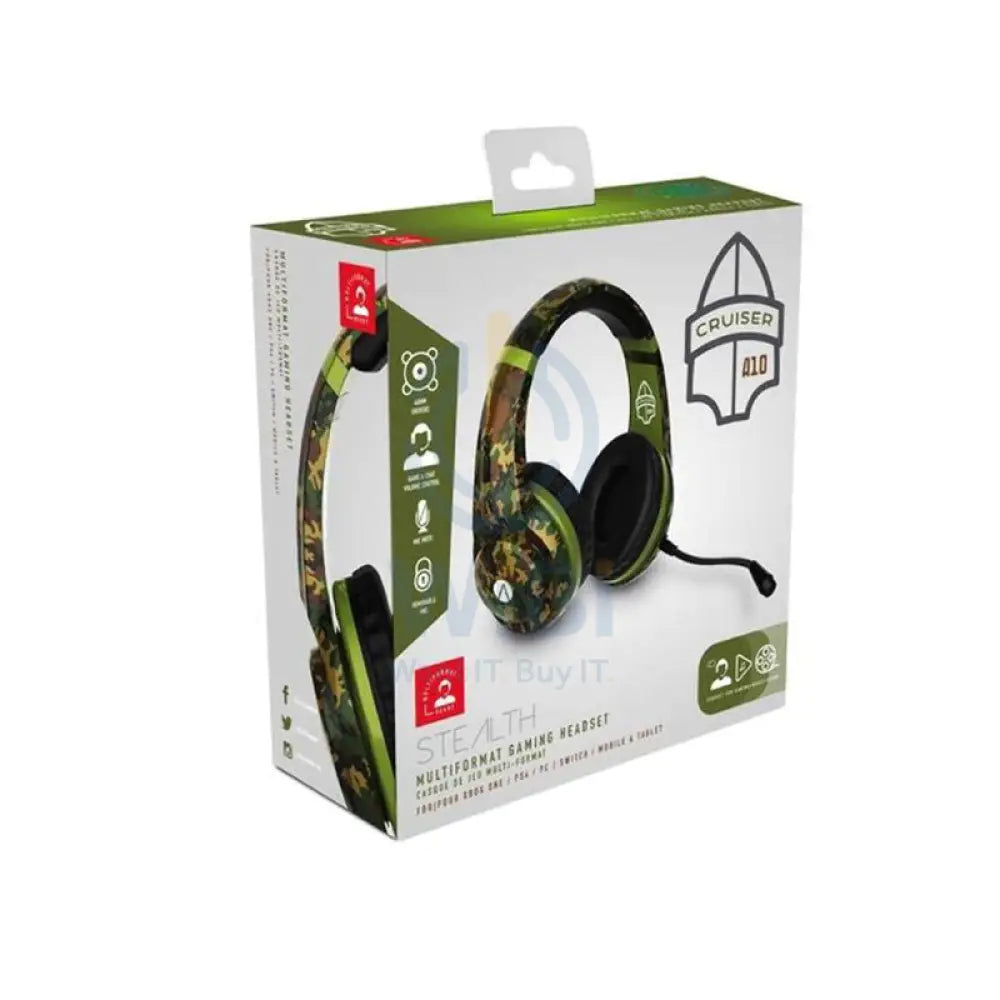 STEALTH CRUISER A10 Wireless gaming headset Accessories > Audio > Headphones > Gaming Zone