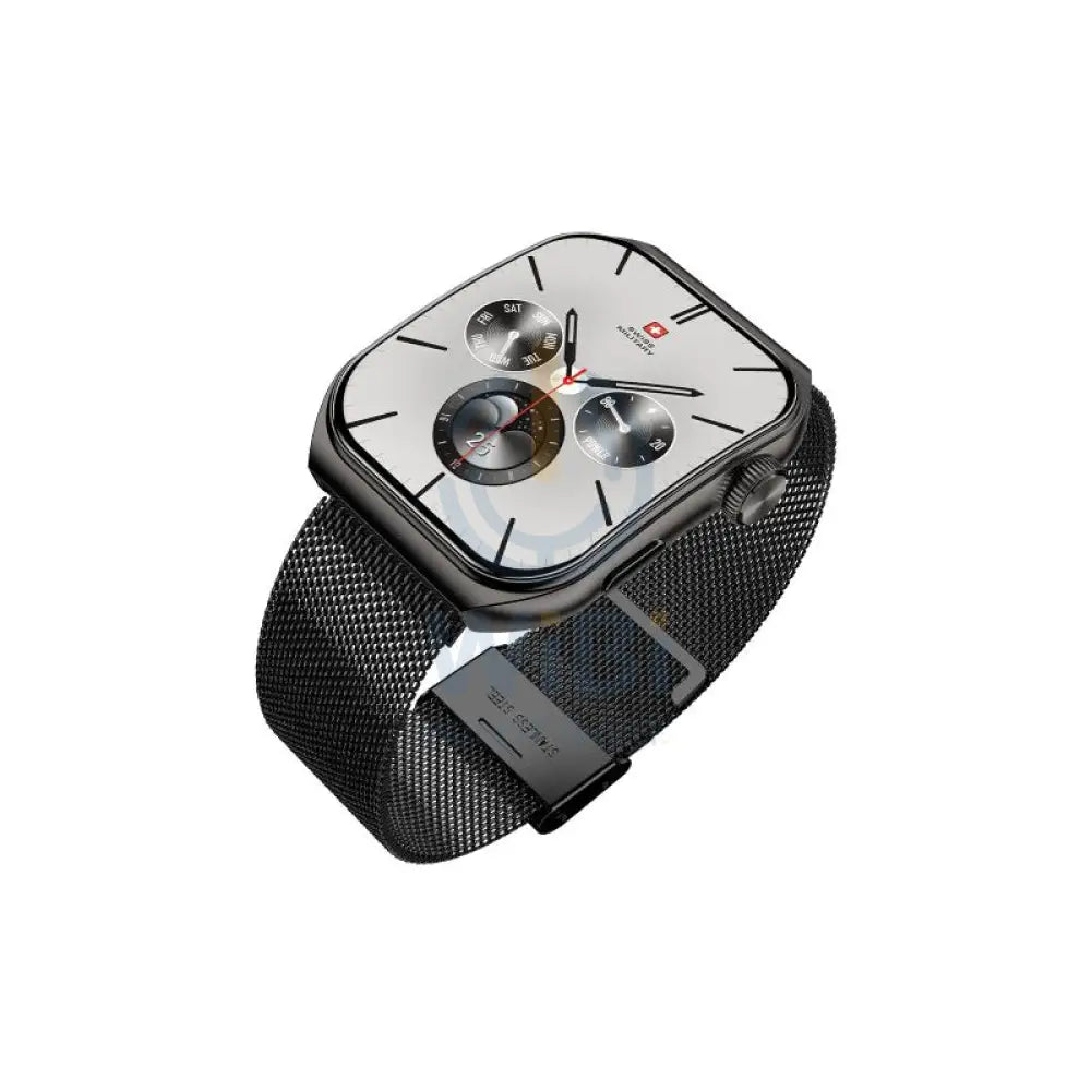 Swiss Military Alps 3 Gun Steel Strap - Gun Metal / Smart Watch Smart Watches