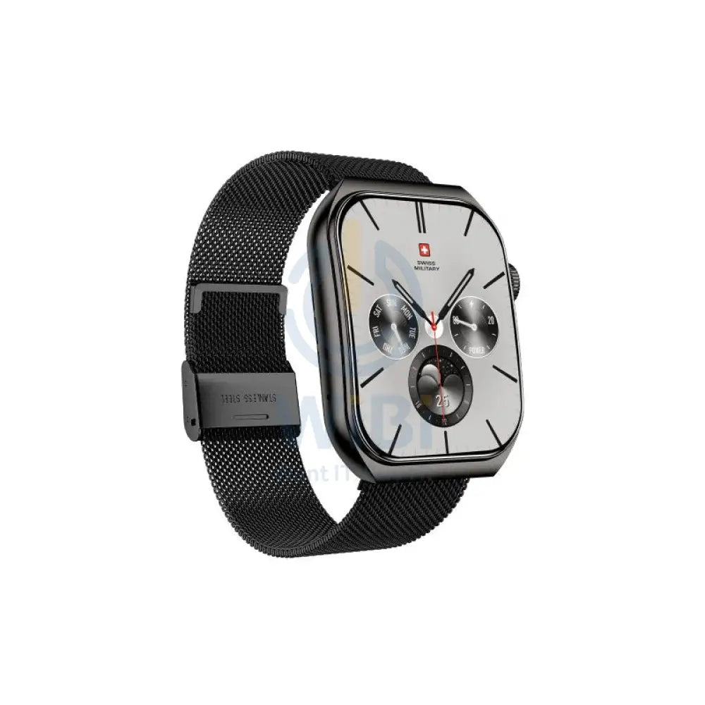 Swiss Military Alps 3 Gun Steel Strap - Gun Metal / Smart Watch Smart Watches