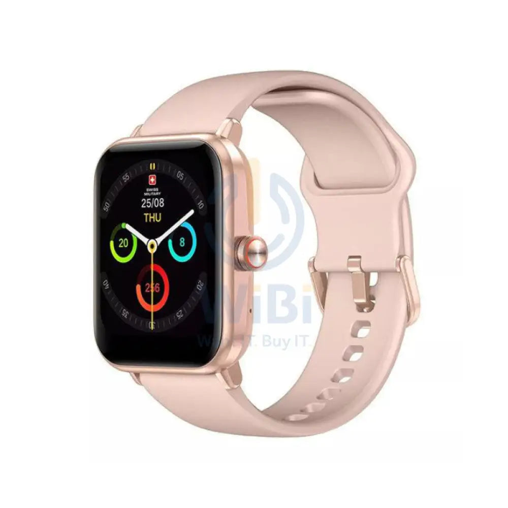Swiss Military Alps Smart Watch Silicon Strap - Pink Smart Watches