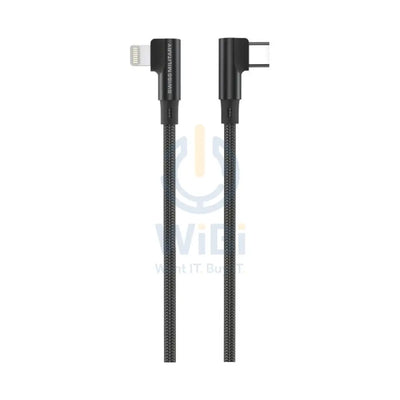 Swiss Military Braided Type-C To Lightning Data Sync Charging Cable - 2 Meter / 18W / Black Accessories > Cables &