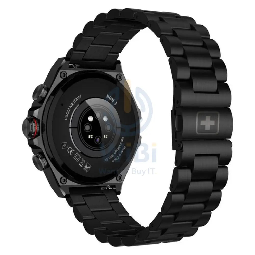 Swiss Military DOM 6 Smart Watch - 1.43’’ / Black Frame with Gun Metal Strap Smart Watches