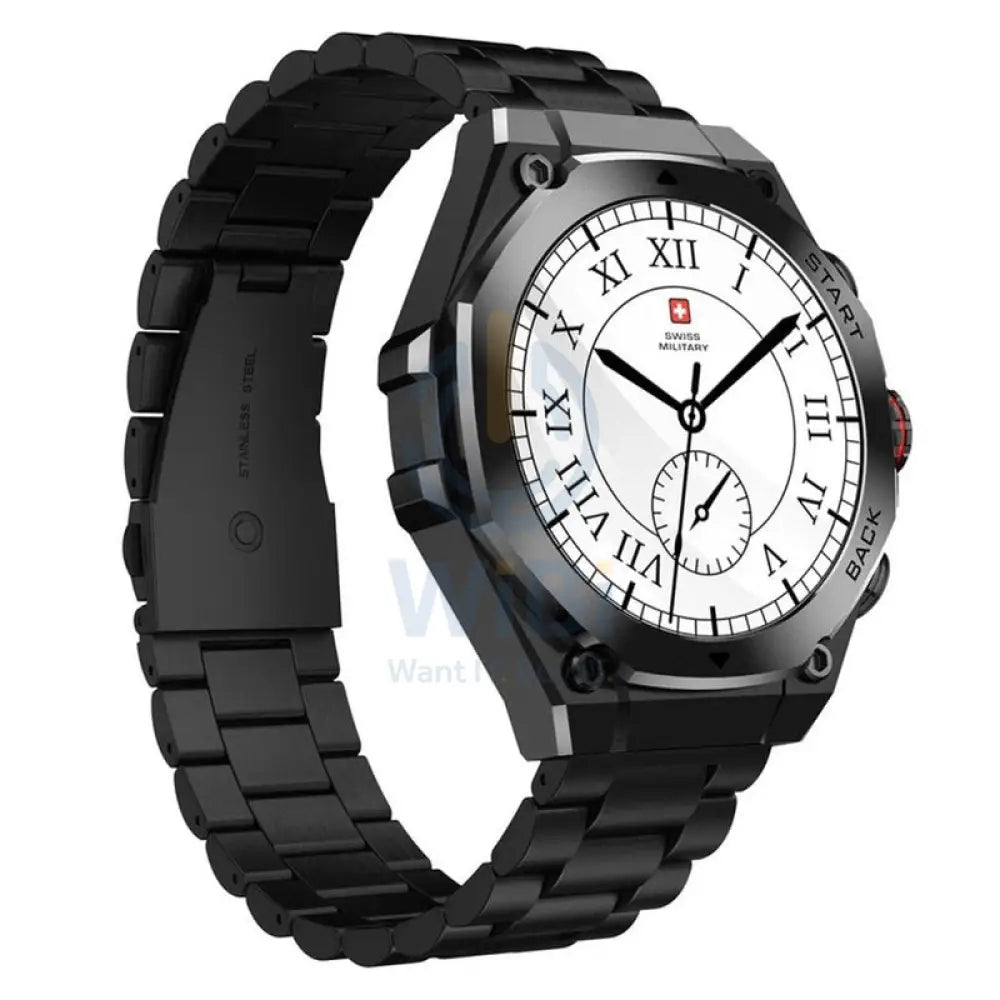Swiss Military DOM 6 Smart Watch - 1.43’’ / Black Frame with Gun Metal Strap Smart Watches