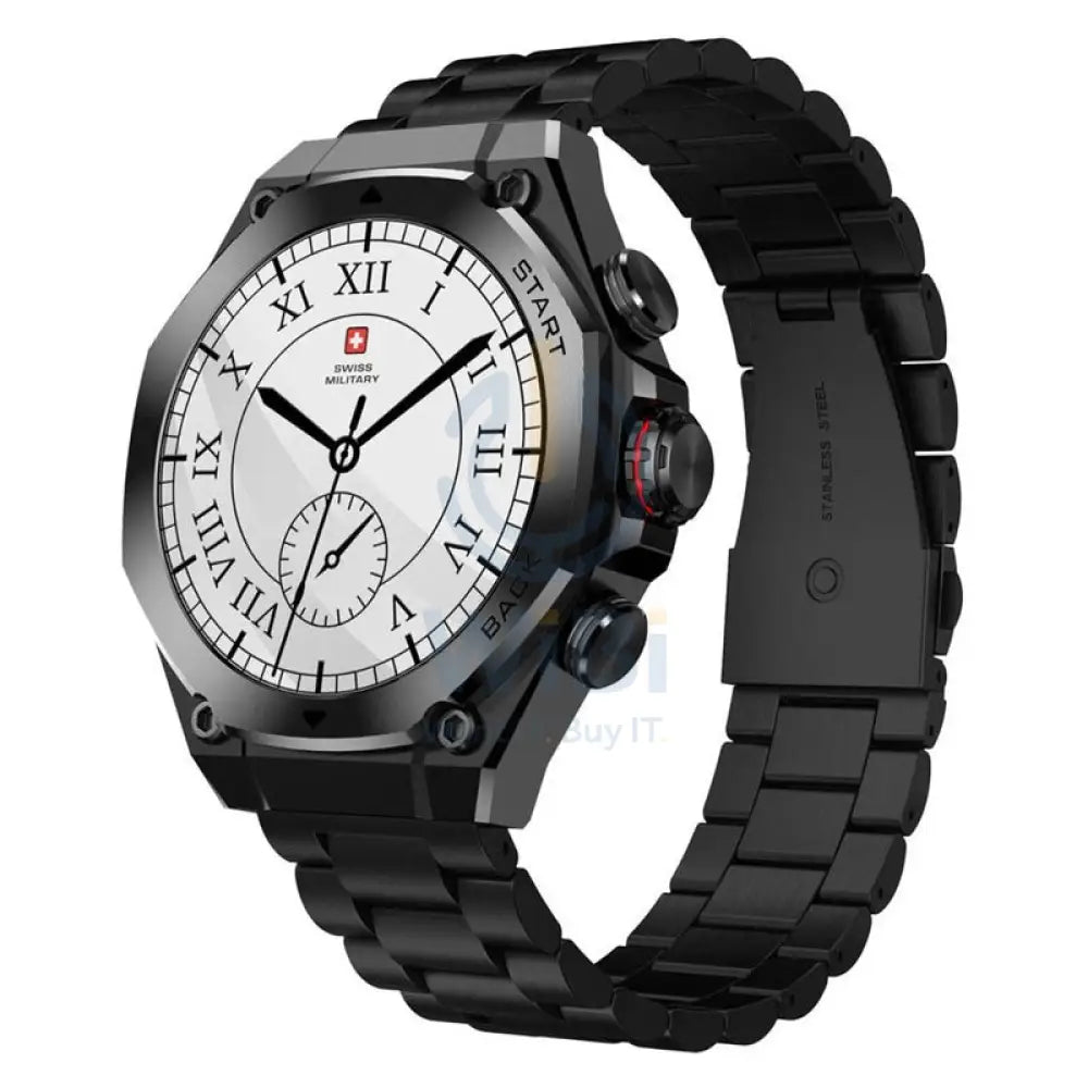 Swiss Military DOM 6 Smart Watch - 1.43’’ / Black Frame with Gun Metal Strap Smart Watches