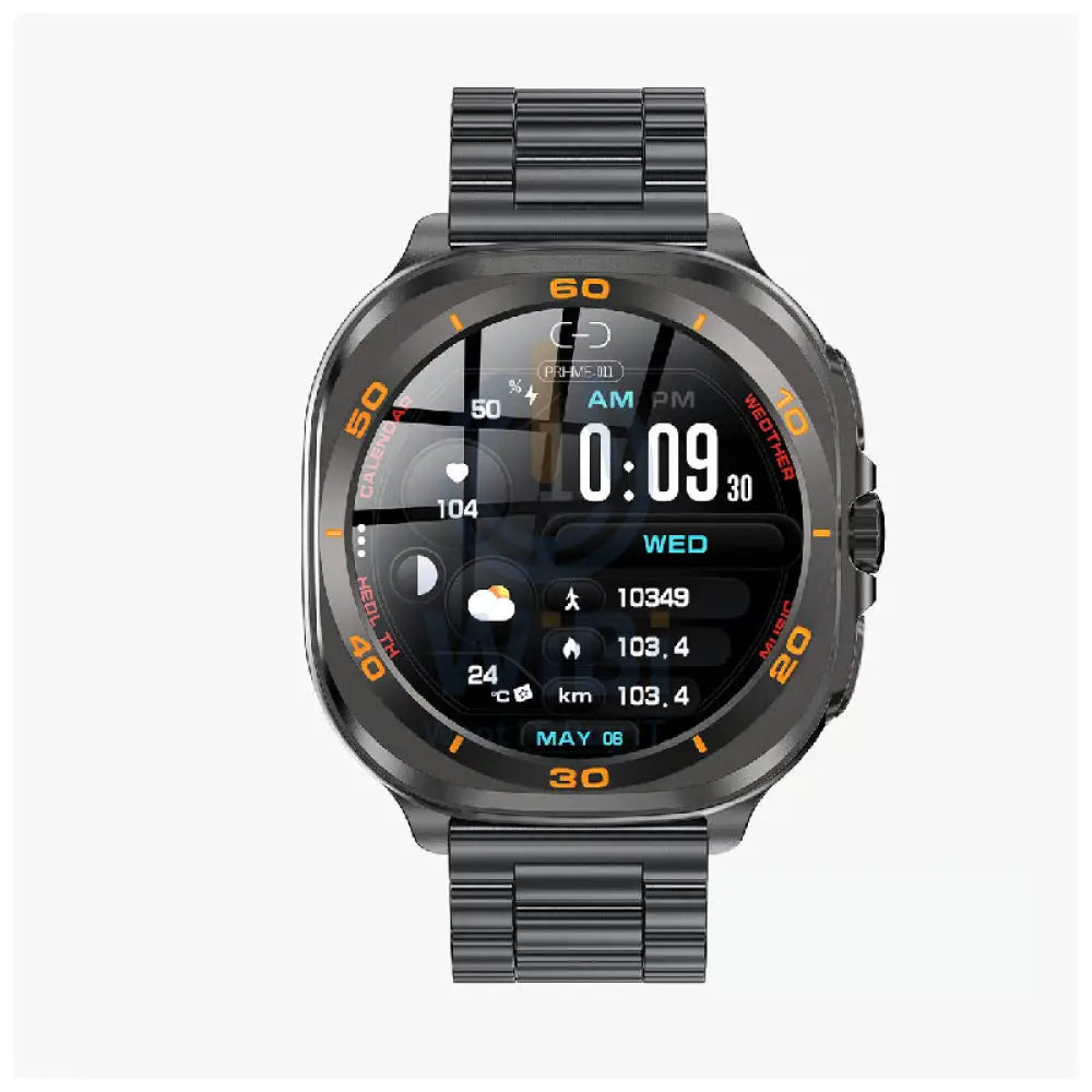 Swiss Military DOM 7 Smart Watch - 1.43’’ AMOLED / Black Metal Strap Smart Watches