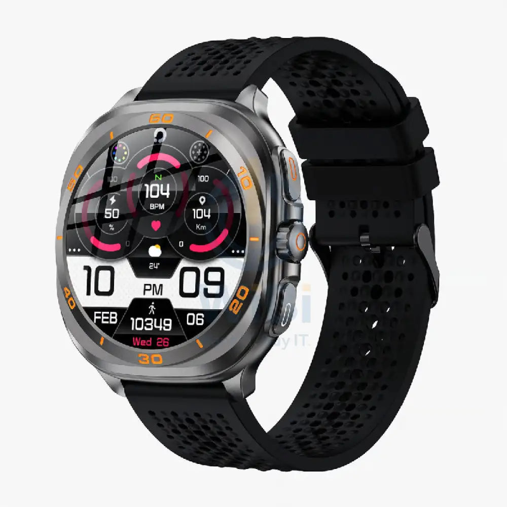Swiss Military DOM 7 Smart Watch - 1.43’’ AMOLED / Black Smart Watches