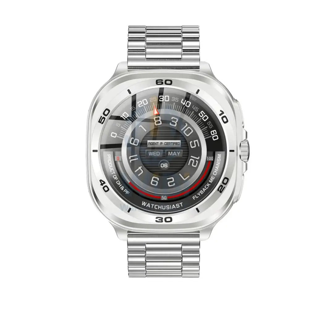 Swiss Military DOM 7 Smart Watch - 1.43’’ AMOLED / Silver Smart Watches