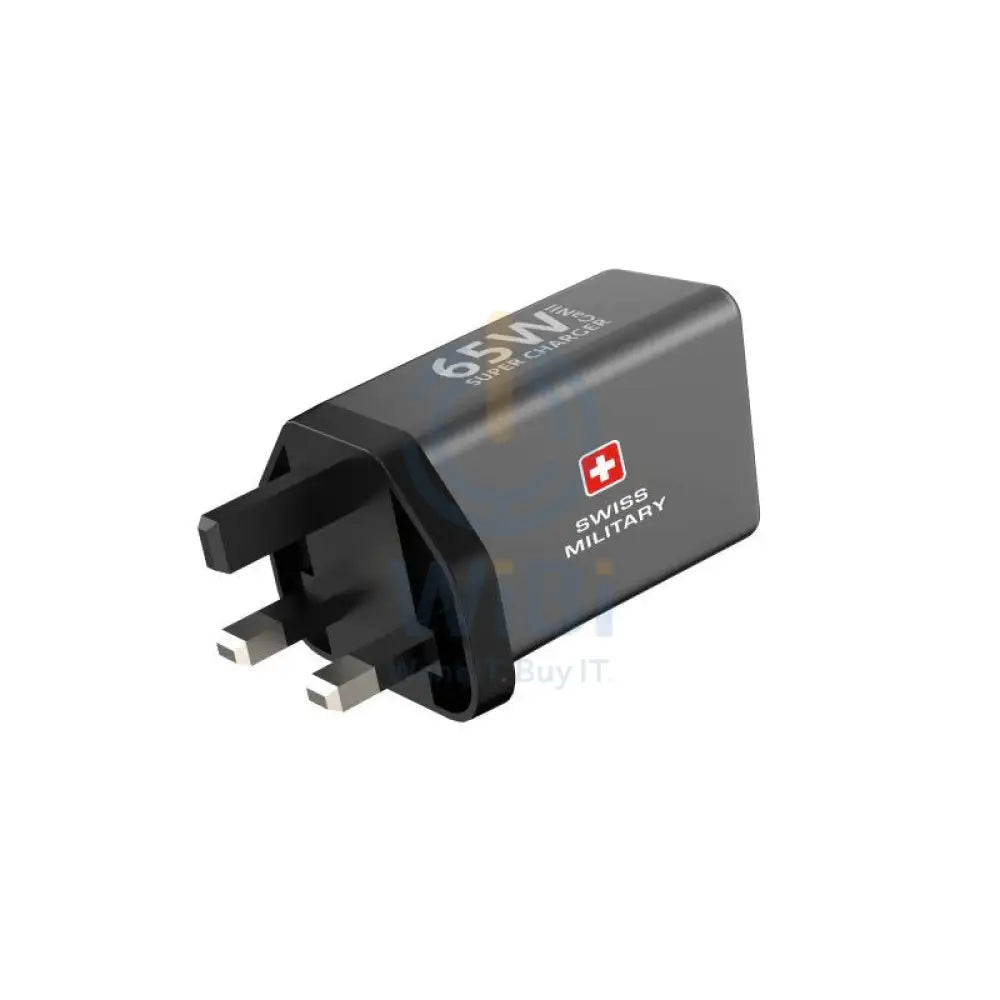 Swiss Military GaN PowerStation with Type-C and USB-A - Grey Accessories > Power Adapters