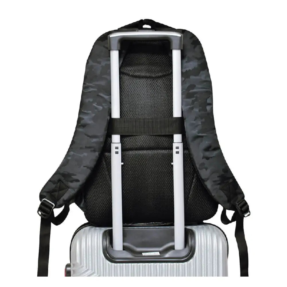 Swiss Military Sling Arrow Backpack - Black/Camo Accessories > Bag