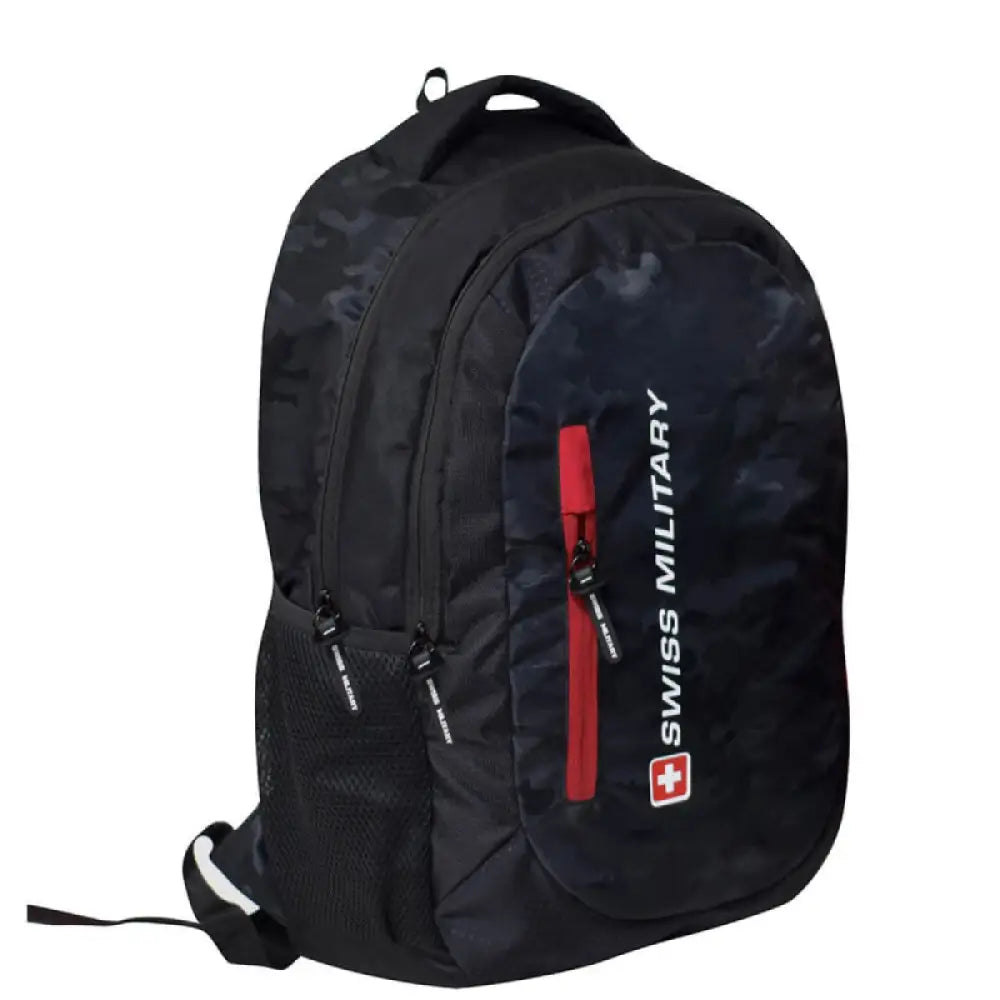 Swiss Military Sling Arrow Backpack - Black/Camo Accessories > Bag