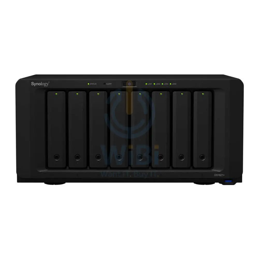 سينولوجي ديسك ستيشن DS1821+ - 16 تيرابايت / 8x 2 تيرابايت / ساتا / 8-خلجان / يو اس بي / شبكة محلية / إيساتا / كمبيوتر مكتبي