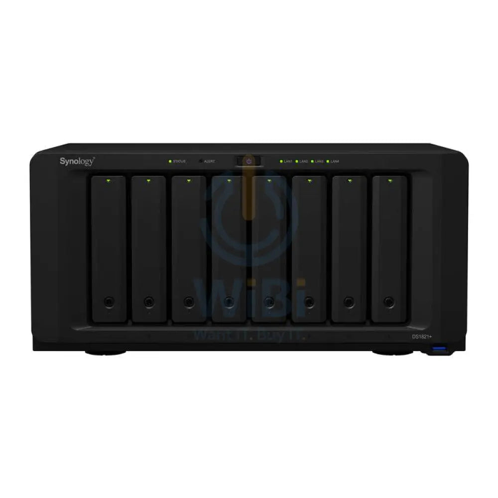 Synology DiskStation DS1821+ - 8TB / 4x 2TB / SATA / 8-Bays / USB / LAN / eSATA / Desktop