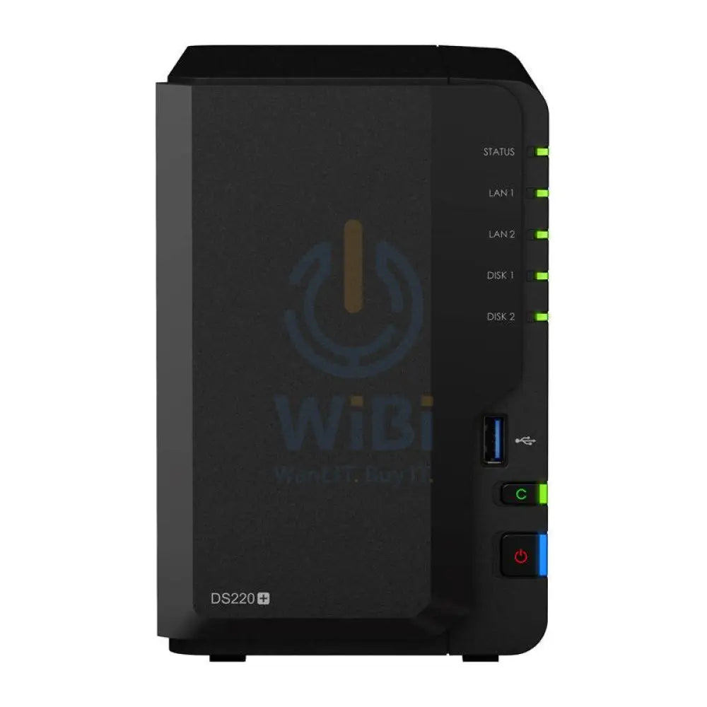 Synology DiskStation DS220+ - 4TB / 2x 2TB / SATA / 2-Bays / USB / LAN / Desktop