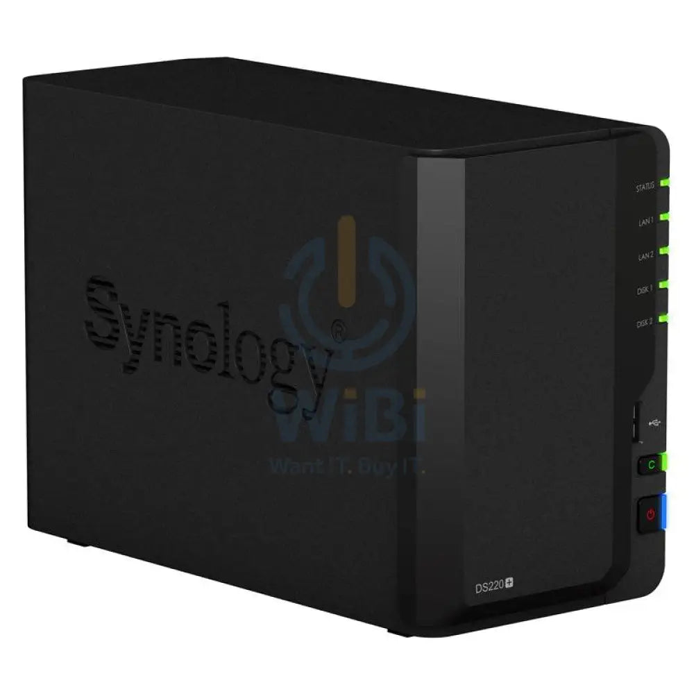 Synology DiskStation DS220+ - 2TB / 2x 1TB / SATA / 2-Bays / USB / LAN / Desktop
