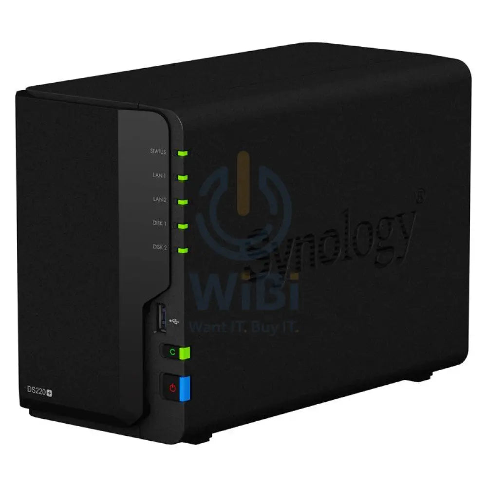 Synology DiskStation DS220+ - 2TB / 2x 1TB / SATA / 2-Bays / USB / LAN / Desktop