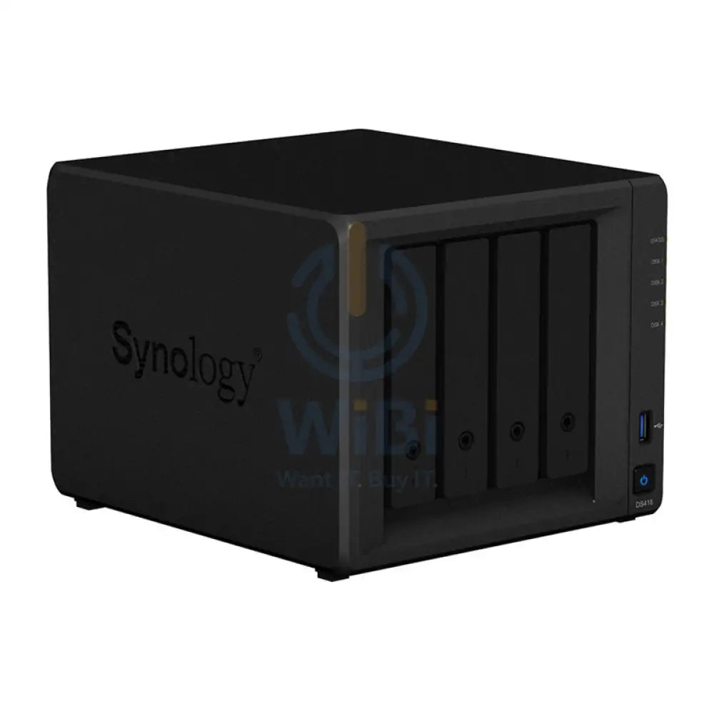 Synology DiskStation DS418 - 8TB / 2x 4TB / SATA / 4-Bays / USB / LAN / Desktop