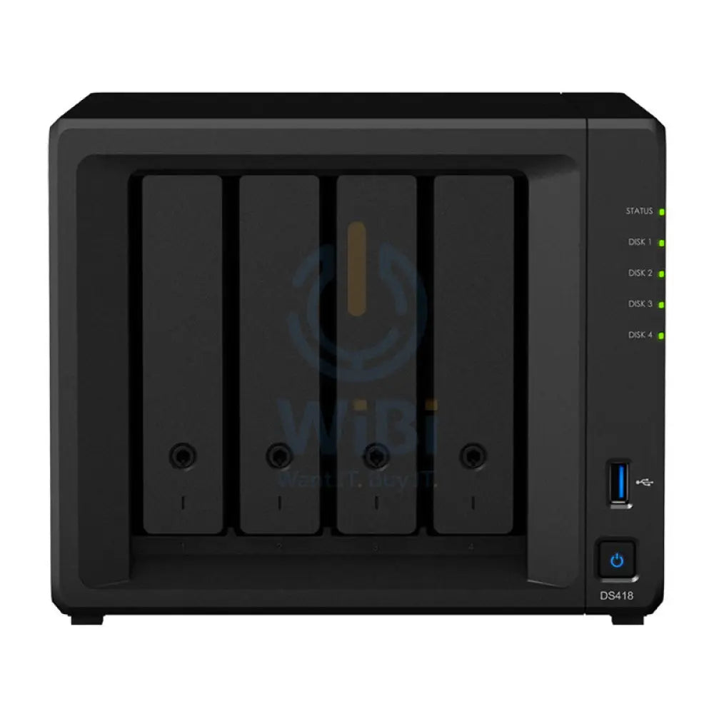 Synology DiskStation DS418 - 8TB / 4x 2TB / SATA / 4-Bays / USB / LAN / Desktop