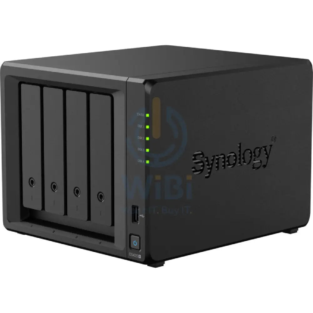 Synology DiskStation DS425+ - SATA / 4-Bays / USB / LAN / Desktop Storage > NAS Storage