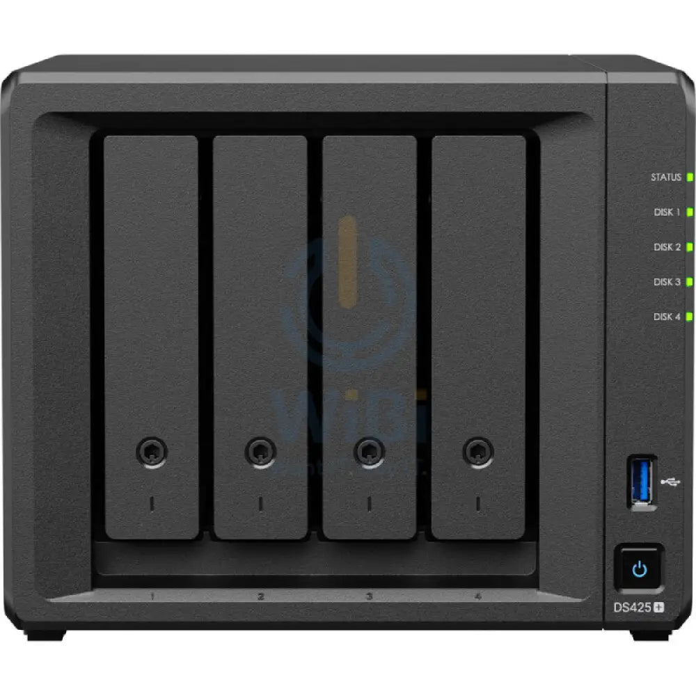 Synology DiskStation DS425+ - SATA / 4-Bays / USB / LAN / Desktop Storage > NAS Storage