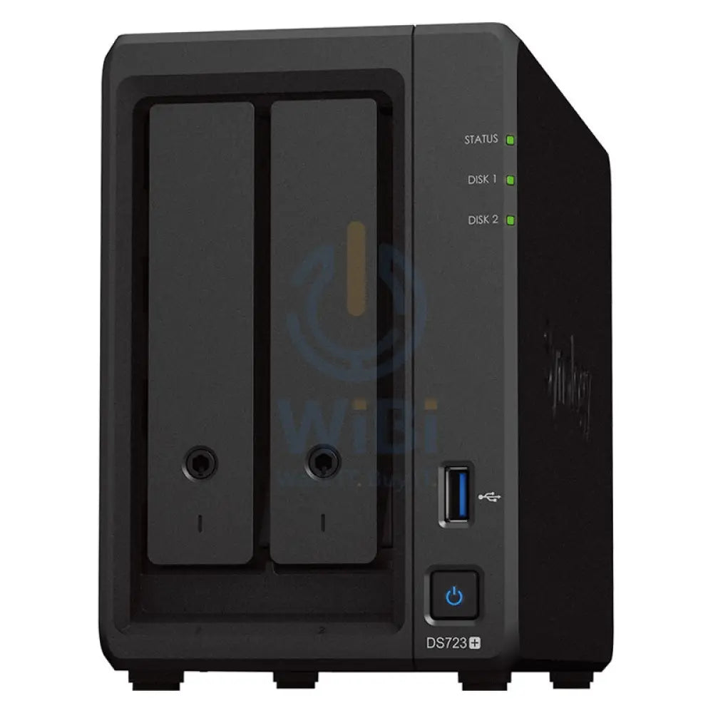 Synology DiskStation DS723 + - 16TB / 2x 8TB / SATA / 2-Bays / USB / LAN / eSATA / Desktop Storage > NAS Storage