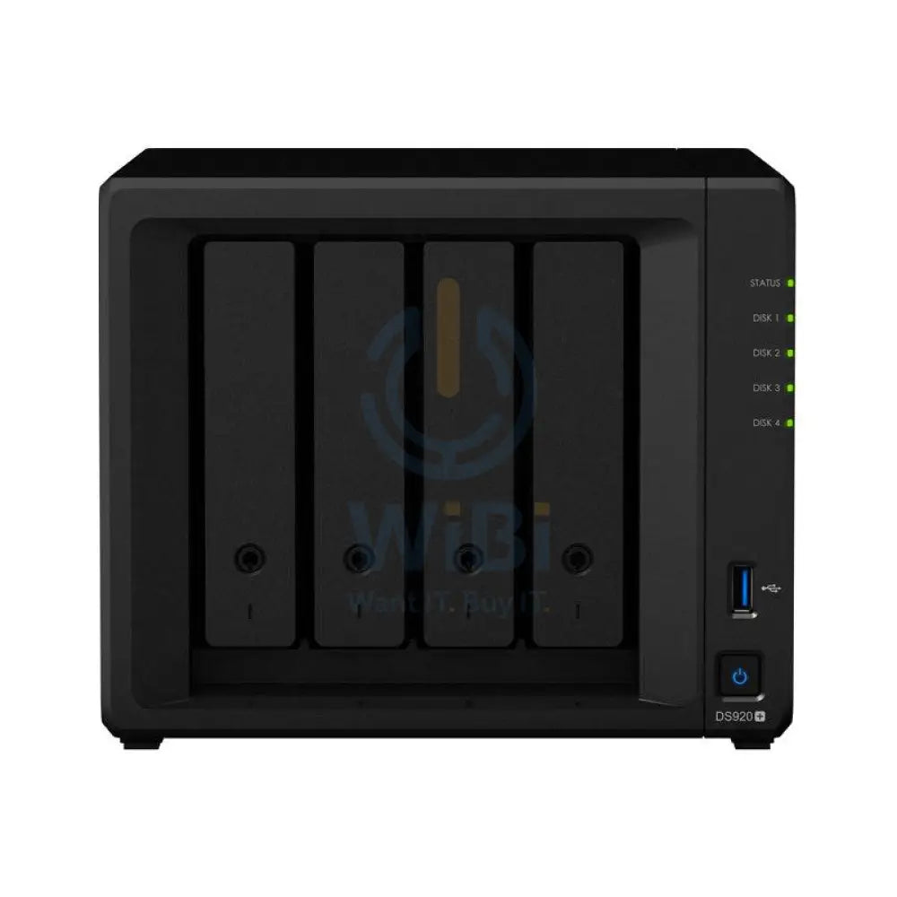 Synology DiskStation DS920+ - 6TB / 3x 2TB / SATA / 4-Bays / USB / LAN / eSATA / Desktop