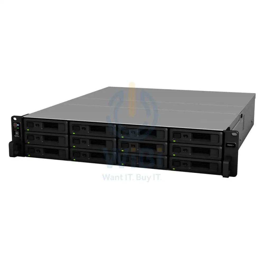 Synology RackStation RS2421+ - 96TB / 12x 8TB / SATA / 12-Bays / USB / LAN / Rack (2U)