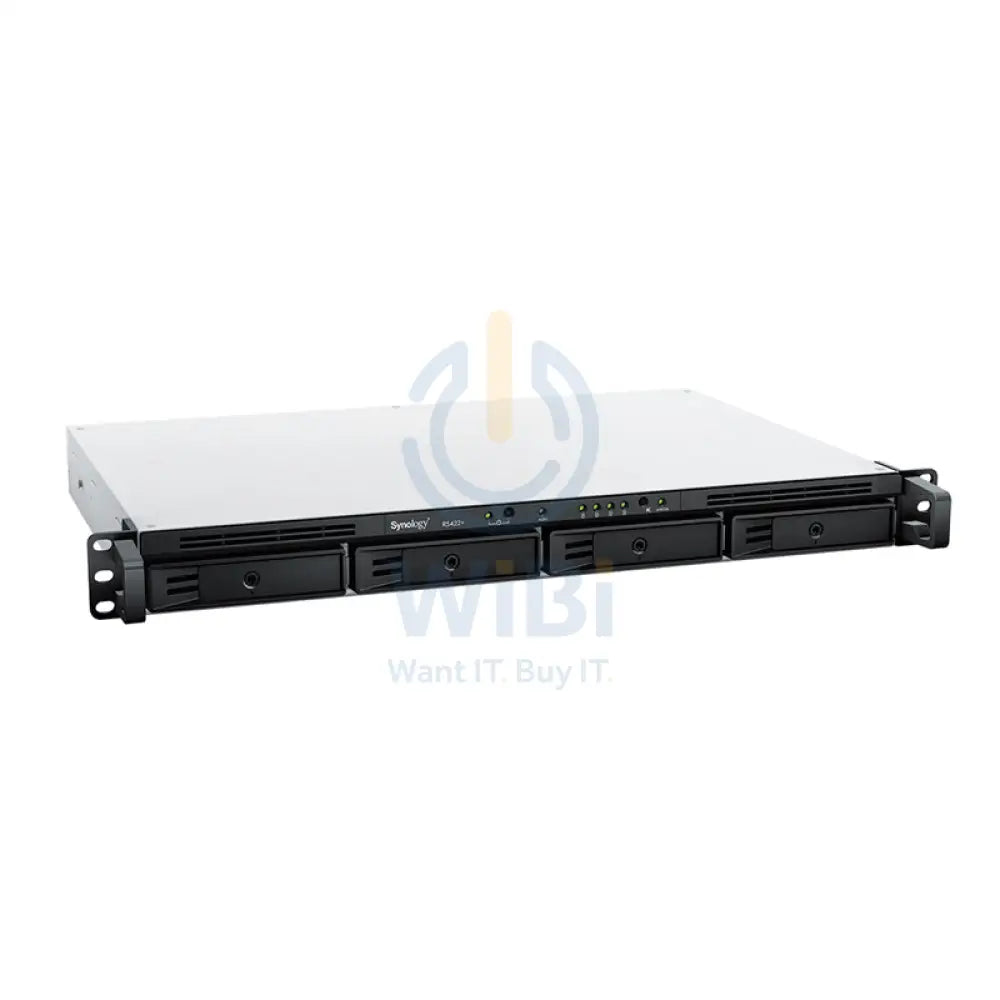 Synology RackStation RS422 + - 32TB / 4x 8TB / SATA / 4-Bays / USB / LAN / Rack (1U) Storage > NAS Storage