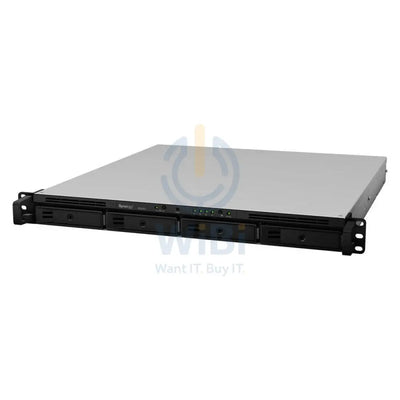 سينولوجي راك ستيشن RS820+ - 8 تيرابايت / 4x 2 تيرابايت / ساتا / 4 خلجان / eSATA / يو اس بي / شبكة محلية / حامل (1U)