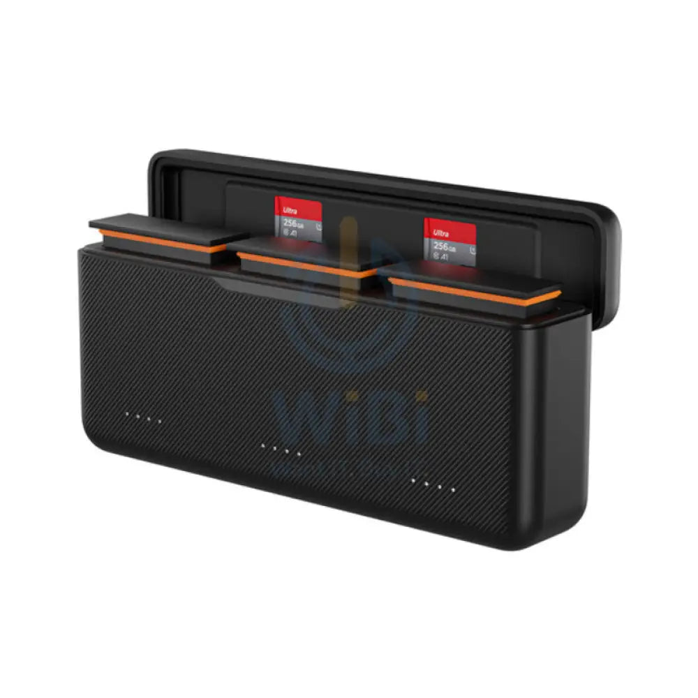 TELESIN 3-Slot Battery Charger for DJI Osmo Action 5 Pro - Black Accessories > Cameras