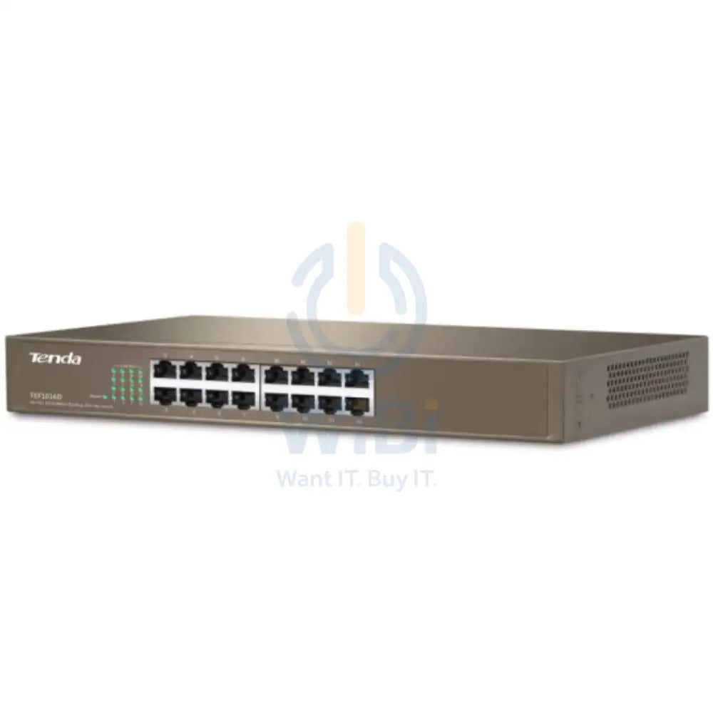 Tenda TEF1016D 16-port 10/100 Network Switches Ethernet monitoring network shunt Networking Products > Switches
