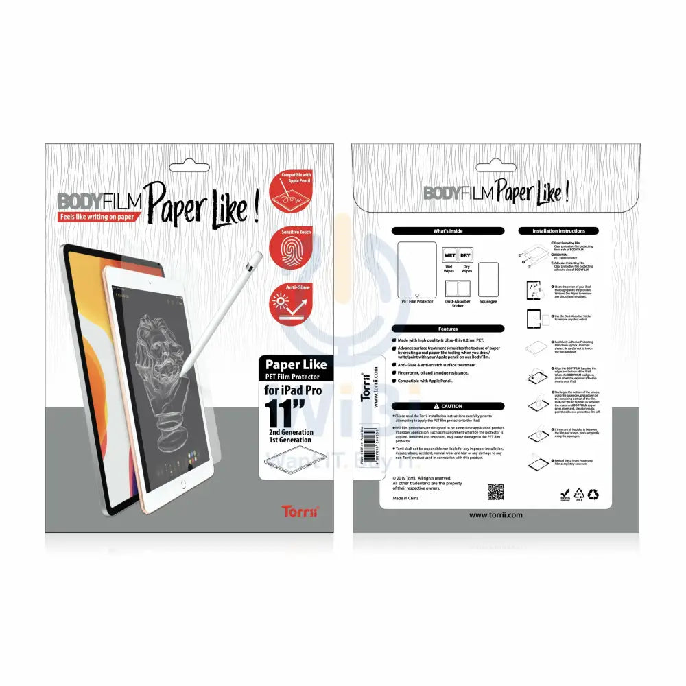 Torrii Bodyfilm For iPad Pro 11 (2020) - Clear Accessories > Mobiles & Tablets > Tablets > Screen Protectors & Covers