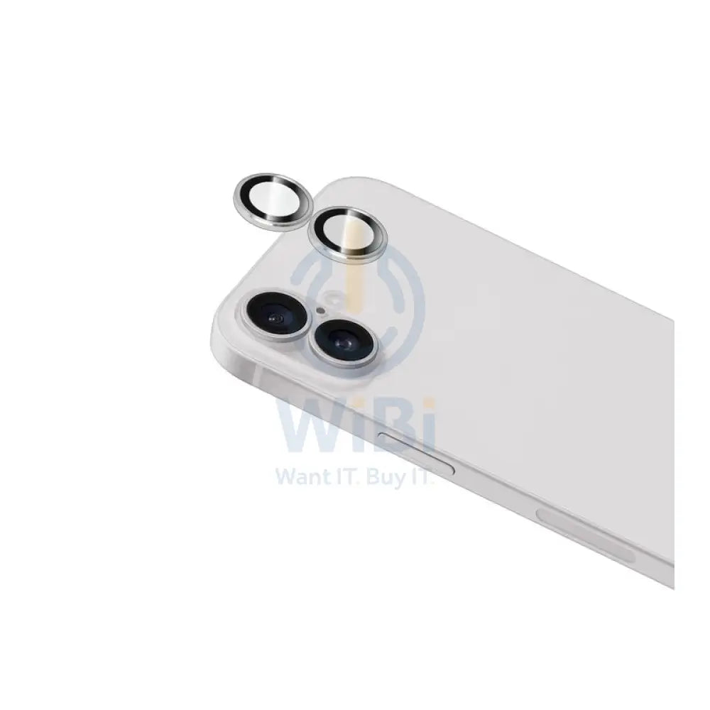 Torrii Bodyglass Aluminum Camera Lens Ring Protector - Apple iPhone 16 / 16 Plus / Silver Accessories > Mobiles &