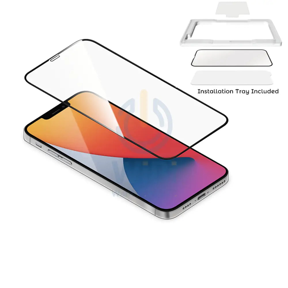Torrii Bodyglass Anti-Bacterial Coating Full Coverage Curved For Apple iPhone 12 Pro Max - Black Accessories > Mobiles