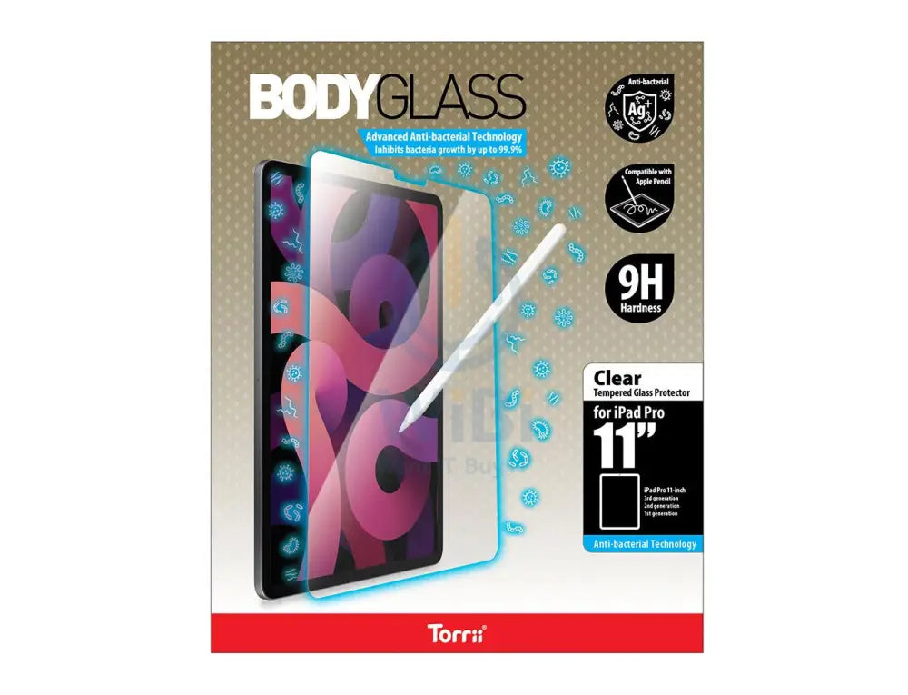 Torrii Bodyglass For iPad Pro 11 (2020) - Clear Accessories > Mobiles & Tablets > Tablets > Screen Protectors & Covers